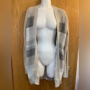 Reitmans striped cardigan